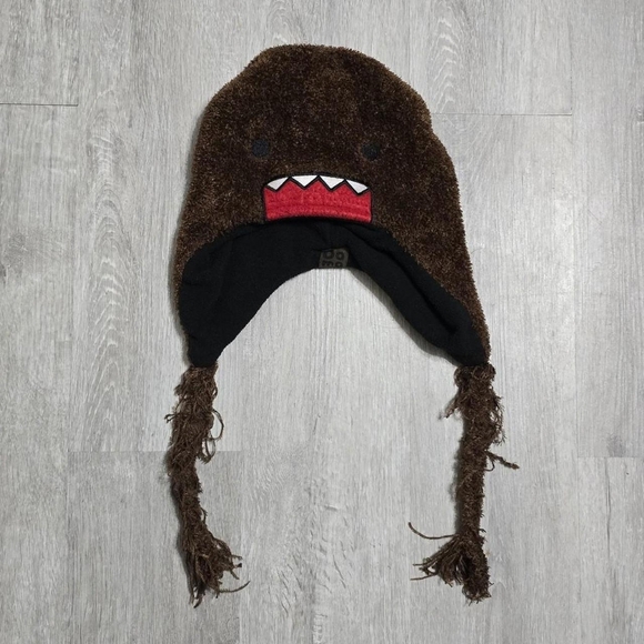 Domo Kun Fuzzy Brown Beanie Laplander - Picture 1 of 6
